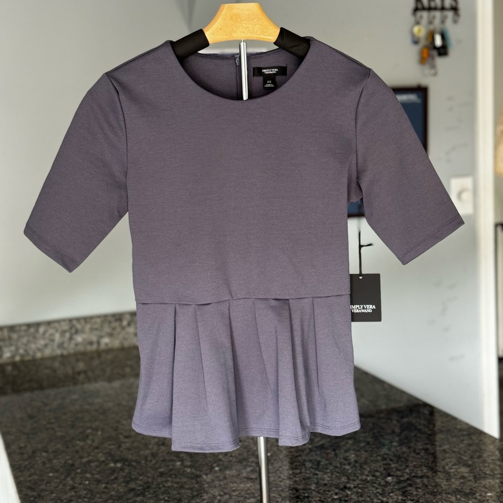 Simply Vera by Vera Wang peplum top